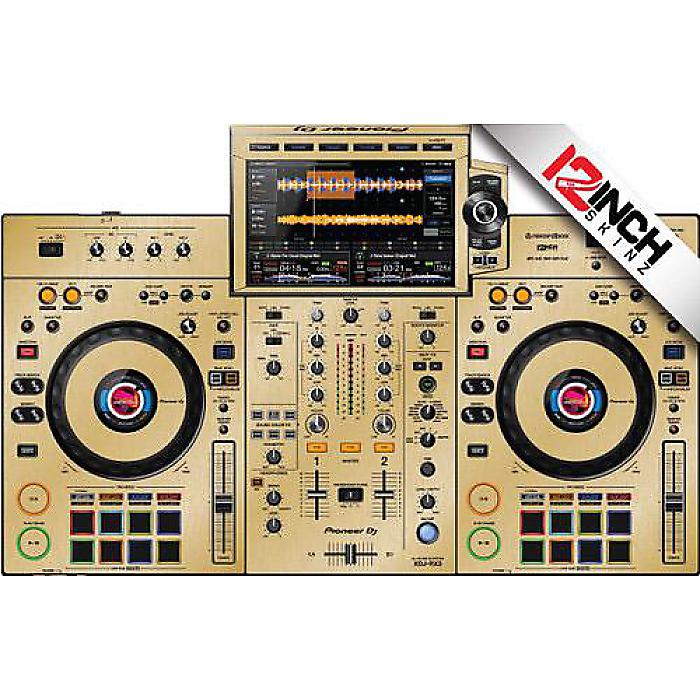 12inch SKINZ / XDJ-RX3 Skinz (33-MR/GOLD) メタリック仕様【XDJ-RX3用スキン】新生活応援