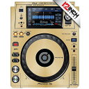 12inch SKINZ / Skinz (BR/GOLD) ペア（2枚セット）メタリック仕様【 XDJ-1000MK2用スキン】ハロウィーンセール/ハロ…