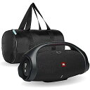 JBL Boombox 2 - ブルートゥーススピーカー、強力なベース、IPX7防水、24時間再生時間、パワーバンク、パーティーブースト、屋内・屋外、ブラックの...