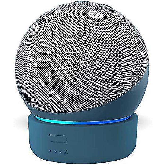 GGMM D4 Portable Echo Dot Battery Base (Blue) - 4th Gen, 7 Hours Playtimeハロウィーンセール/ハロウィングッズ