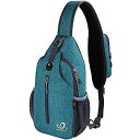 WATERFLY クロスボディースリングバックパック「チェストバッグ」トラベルハイキング デイパック夏休みセール