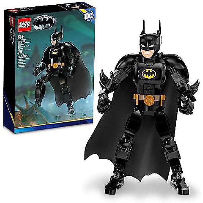LEGO DC バットマン登場！ 動かせるアクションフィギュア 76259 バットマンリターンズムービーに登場する本物のディテールとケープ付き、遊びとディスプレイに最適なバットマントイ 8歳以上向けハロウィーンセール/ハロウィングッズ
