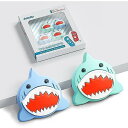 JINGDU任天堂スイッチ(ニンテンドースイッチ) Joy-Con用シャークシリコンジョイスティックキャップ,アクセサリー付属4個入り夏休みセール