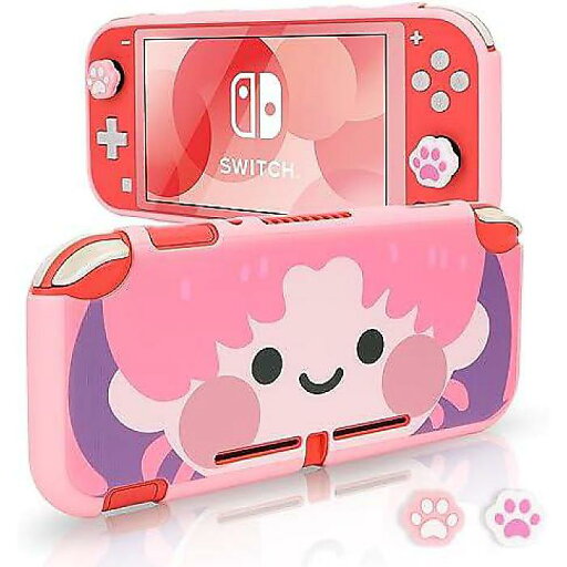 DLseegoグリップケースコントローラfor スイッチライトコンソール, 耐久性のある滑り止め衝撃吸収保護ソフトケース&ジョイコンコントローラー用 2個の快適な猫の親指グリップキャップ-イエローキュートボーイ夏休みセール DLseegoグリップケースコントローラfor スイッチライトコンソール, 耐久性のある滑り止め衝撃吸収保護ソフトケース&ジョイコンコントローラー用 2個の快適な猫の親指グリップキャップ-イエローキュートボーイ夏休みセール