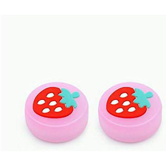 Luminous Strawberry Thumb Stick Grips Caps Switch LiteΉ NS Joy-ConRg[pWCXeBbNJo[(sN)nEB[Z[/nEBObY