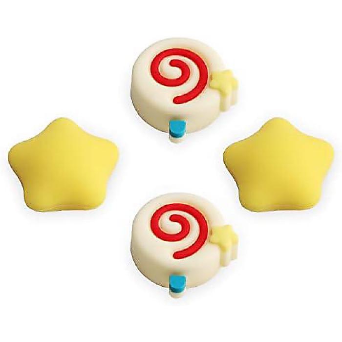 TiMOVO 可愛いシリコンジョイコンサムグリップキャップ「スターロリポップ」Nintendo Switch(ニンテンドースイッチ) OLED/Switch/Switch Lite対応 ノンスリップジョイスティックカバー4個入り夏休みセール