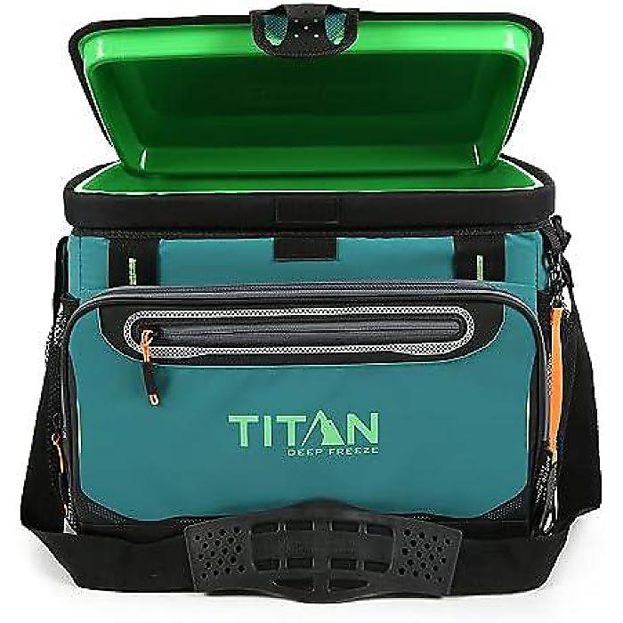 アークティックゾーン タイタン ディープフリーズクーラー-ジッパーレス ハードボディクーラー「ディープフリーズ」断熱機能、ハードボディライナー、およびスマートシェルフを備えたクーラーバッグ夏休みセール