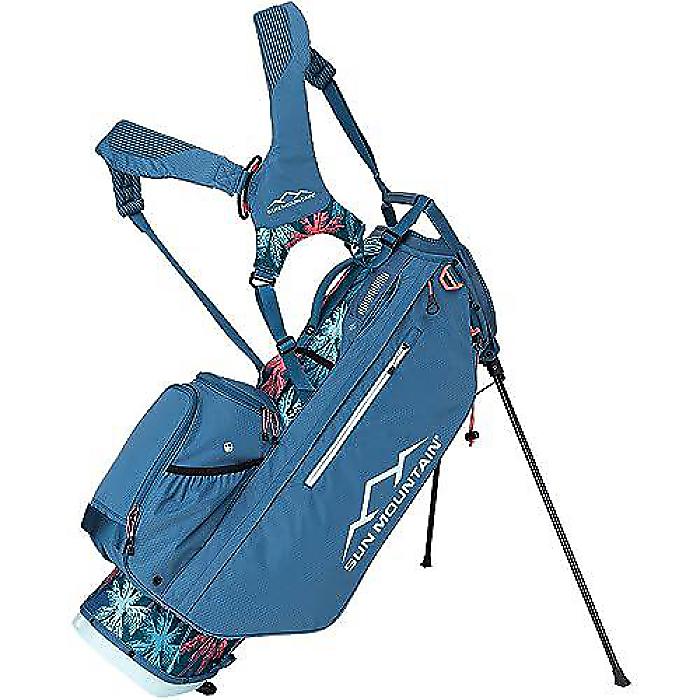 Sun Mountain(サンマウンテン) Women's 3.5 14-Way Stand Golf Bag(ゴルフバッグ) - Palm(パーム)/Spruce(スプルース)/Coral(コーラル)ハロウィーンセール/ハロウィングッズ