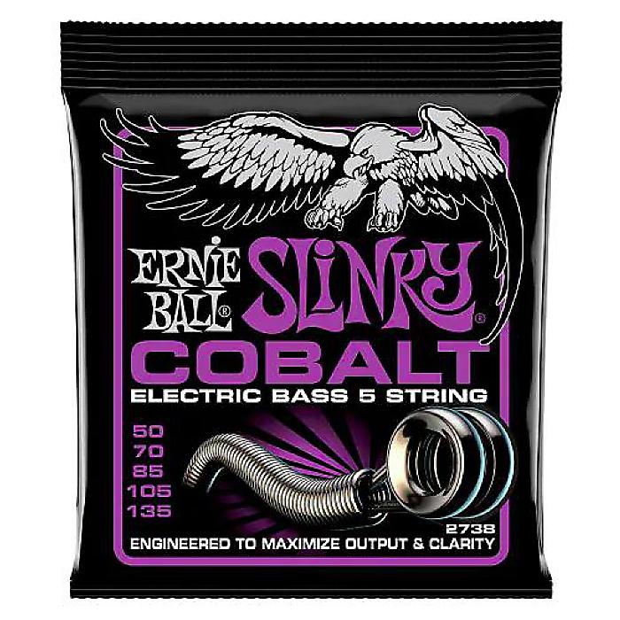 【メール便／送料無料】 Ernie Ball(アーニーボール) / COBALT POWER SLINKY BASSNAREN 5-SNARIG #2738 - 50-135 GAUGE / エレキギター弦ハロウィーンセール/ハロウィングッズ