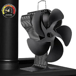 Xmasneed Wood Stove Fan(エクスマスニードウッドストーブファン) 5 Blade(5枚刃) for Wood Burning Stove(ウッドバーニングストーブ)お正月 セール