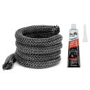 X^uC Graphite Fiberglass Rope Seal & Gasket Kit for Wood Stoves(X^uC Ot@CgKX@ۃ[vV[KXPbgLbg) - 1