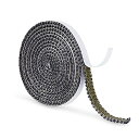 Fireplace Tape Seal Graphite-Included Glass Fiber Rope Gasket (Gray) for Wood-Burning Stoves (ファイヤープレイステープシール) 交換用ドアガスケットお正月 セール