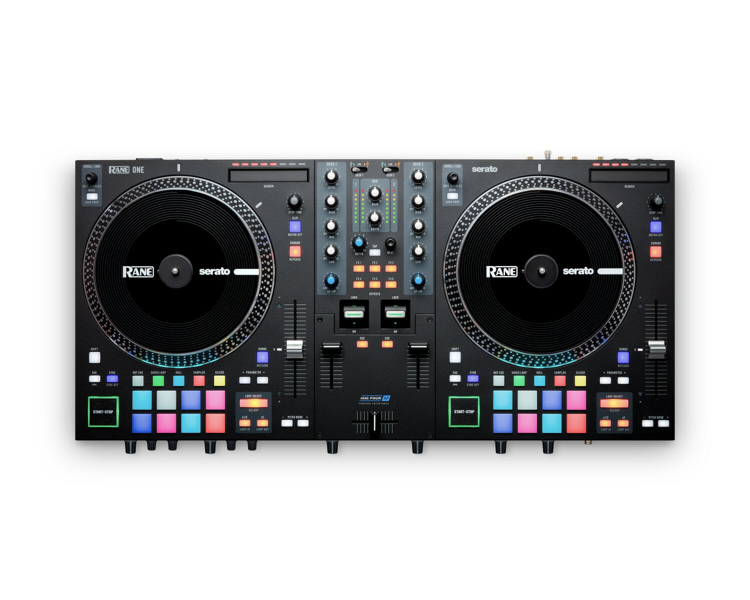 RANE(レーン) / ONE 回転式ジョグ デジタルターンテーブル モーター駆動PCDJコントローラー 【Serato DJ Pro付属 DVS有償対応】クリスマス セール