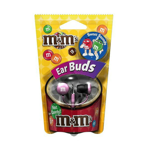 【メール便／送料無料】 Maxell(マクセル) / M&M'S Earbud (MMEB-P) - イヤホン -ハロウィーンセール/ハロウィングッズ