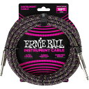 ERNIE BALL(アーニーボール) / P06431 Braided Instrument Cable Straight/Straight 18ft - P...