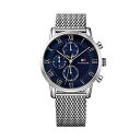 Tommy Hilfiger タイムボンバーメンズ 1791398 ソフィスティケートドスポーツ アナログ表示 クォーツシルバーウォッチ夏休みセール