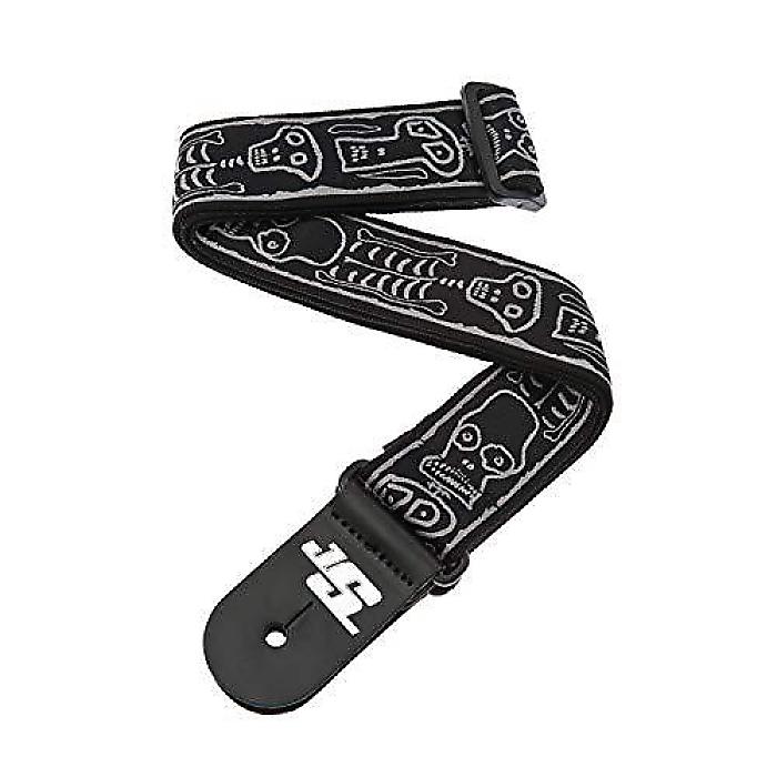 D'Addario Accessories Joe Satriani Guitar Strap ギターアクセサリー"スカルンボーン" - エレクトリックギター/アコースティックギター/アコースティックエレキギター/ベースギター用エレキギターストラップクリスマス セール