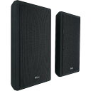 Rockville / RockSlim ブラック ホームシアター 5.25インチ 240W 簡単壁掛け スリムスピーカー 2台セット 店舗BGM/野外対応/壁掛け・取付金具付