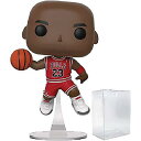 Funko NBA: シカゴブルズ マイケル・ジョーダンポップ!ビニールフィギュア (互換性のあるポップボックスプロテクターケース付き)クリスマス セール