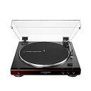 Audio-Technica At-LP60X-BW 音響技術(オーディオテクニカ) フルオートベルト駆動ステレオターンテーブル Hi-Fi 2速 耐塵カバー ...