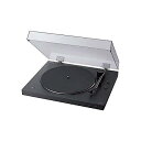Sony PS-LX310BTベルトドライブターンテーブル フルオートワイヤレスビニールレコードプレーヤー BluetoothおよびUSB出力 Black夏休み...