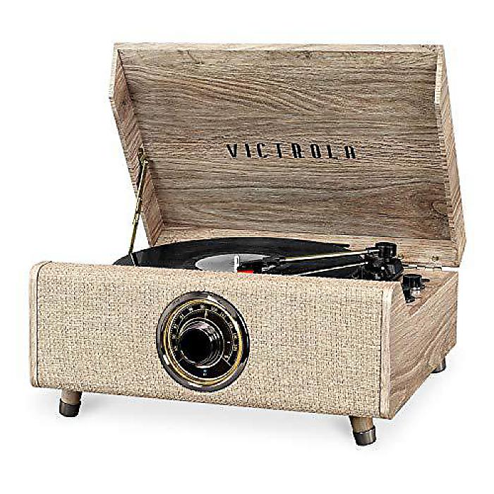 Victrola(ビクトローラ) 4-in-1 Highland(ハイランド) Bluetoothレコードプレーヤー 3-Speedターンテーブル FMラジオ搭載(VTA-330B-FOT)クリスマス セール