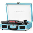 Vinyl Record Player Vintage 3-Speed Bluetooth Portable Suitcase Turntables with Built-in Speakers(ビンテージ型番), USB Recording, 33 45 78RPM LP Player Support AUX in RCA Line Out Headphone Jackクリスマス セール