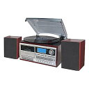 TechPlay ODC128BT ターンテーブル(Cherry Wood) カセットプレーヤー/レコーダー CD MP3 SDカード/USBプレーヤー デジタ...