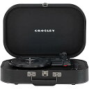 Crosley CR8009B-BK Discovery Vintage Bluetooth in/Out 3-Speed Belt-Driven Suitcase Vinyl Record Player Turntable(NX[@CR8009B-BK) - ubNNX}X Z[