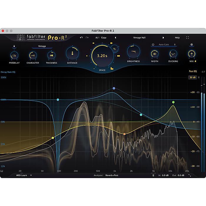 FabFilter(ファブフィルター ) / Pro-R 2 エデュケーション版 / リバーブ・プラグイン母の日 セール