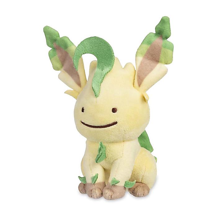 楽天ミュージックハウス フレンズPokemon Center（ポケモンセンター） / メタモンが変身したリーフィア ぬいぐるみ 約20.3cm夏休みセール