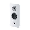 HECO Ambient 22F(ヘコアンビエント22F) ホワイトの2ウェイ5インチオンウォールスピーカー 横向きと縦向きの取り付けに対応した金属製ウォールブ...