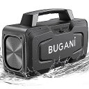 BUGANI(ブガニ) Bluetoothスピーカー 80W パワフルポータブル ワイヤレススピーカー IPX7防水 スピーカー ハンドル付き 24時間連続再生...