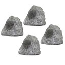 Theater Solutions 4R4G New Wired Granite Rock Patio Speakers (set of 4)クリスマス セール