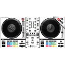 【ブラック/ホワイト】12inch SKINZ / Hercules DJControl Inpulse T7 Skinz - Colors
