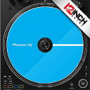 【ライトブルー】12inch SKINZ / Control Disc Pioneer PLX-CRSS12 (SINGLE) - Cue Colors【スムースタイプ】クリスマス セール