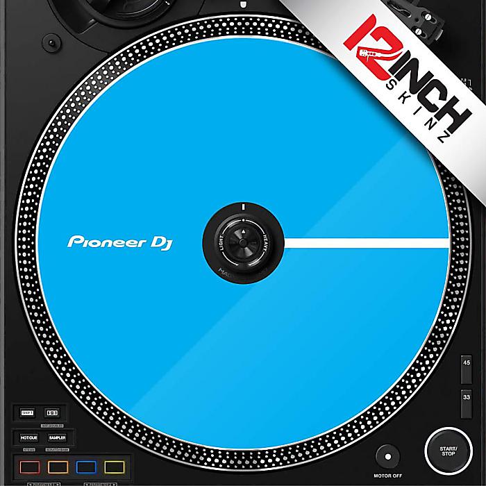 【ライトブルー】12inch SKINZ / Control Disc Pioneer PLX-CRSS12 (SINGLE) - Cue Colors【ドットタイプ】クリスマス セール