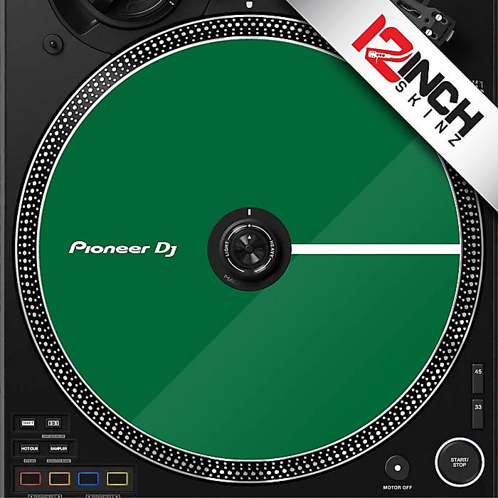 【グリーン】12inch SKINZ / Control Disc Pioneer PLX-CRSS12 (SINGLE) - Cue Colors【ラジアルタイプ】クリスマス セール