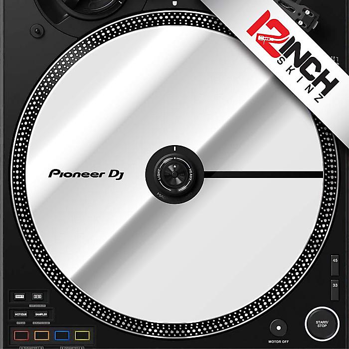 【シルバー】12inch SKINZ / Control Disc Pioneer PLX-CRSS12 (SINGLE) - Cue Metallic Colors【ラジアルタイプ】クリスマス セール