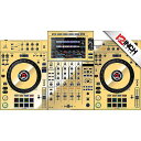 【ミラー/ゴールド】12inch SKINZ / AphaTheta DDJ-AZ Skinz - Metallics【AlphaTheta XDJ-AZ用スキ...