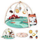 Besrey 7 in 1 Baby Play Mat(ベスレー7in1 ベビープレイマット)【Zoo Theme】夏休みセール
