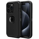 Jiunai iPhone 15 Pro Max(ジュナイ アイフォン15プロマックス)ケース - ブラッククリスマス セール