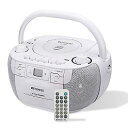 Retekess TR621 CDカセットプレーヤーコンボ 便利なポータブルブームボックス AM FMラジオ ステレオサウンド リモコン付き USB Micro...