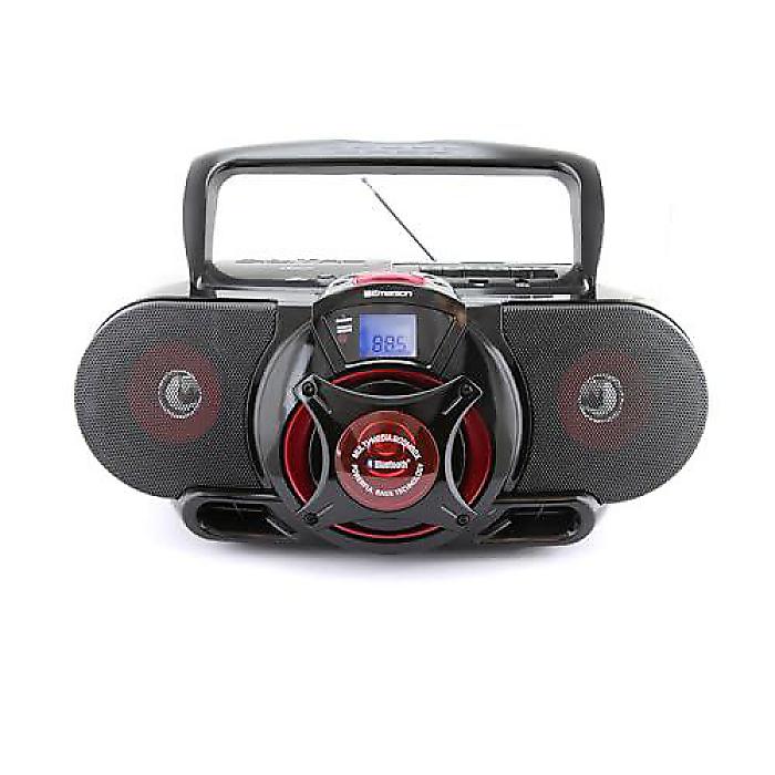 楽天ミュージックハウス フレンズEmerson EPB-3002 ポータブル Bluetooth, MP3/CD AM/FM ステレオラジオカセットプレーヤー/レコーダー「サブウーファー」と USB 入力搭載 ブームボックスクリスマス セール