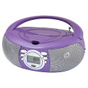 HANNLOMAX HX-321CDポータブルCD/MP3ブームボックス AM/FMラジオ Bluetooth USBポート MP3再生用 オーディオ入力 LC...