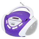 HANNLOMAX HX-320CD CD/MP3 ブームボックス AM/FM ラジオ USBポート MP3再生用 オーディオ入力 LCDディスプレイAC/DC...