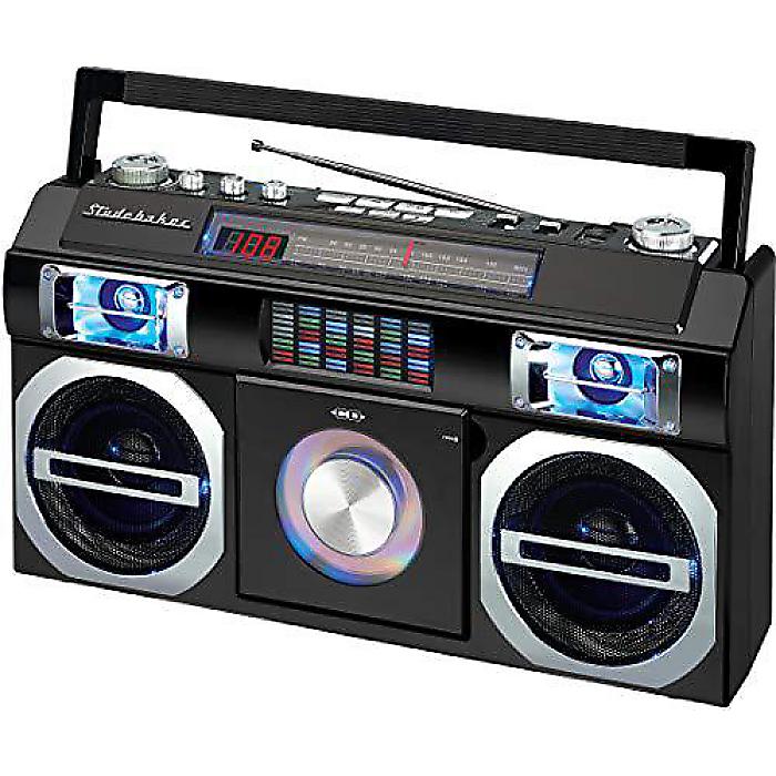 Studebaker SB2149B Master Blaster Bluetooth Boombox(スチュードベーカーエスビー2149B マスターブラスターブルートゥースブームボックス)クリスマス セール