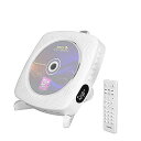 CDプレーヤー Bluetooth HiFiスピーカー USBフラッシュプレーヤー AUXライン入力オーディオブームボックス FMラジオ ポータブル ウォールマ...