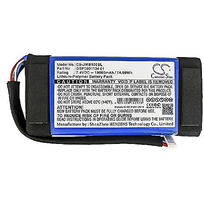 Cameron sino(カメロンシノ) Boombox用交換バッテリー GSP0931134 01対応 7.4V Li-Polymer 10000mAh / 74.00Whクリスマス セール