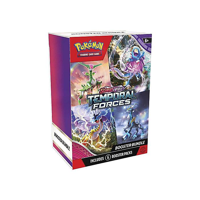 Pokemon Center(ポケモンセンター) / ポケモン TCG ポケモンカードゲーム スカーレット&バイオレット - Temporal Forces ブースターバンドル (6個パック)［英語版］【2024年3月中旬発売予定】お正月 セール 1